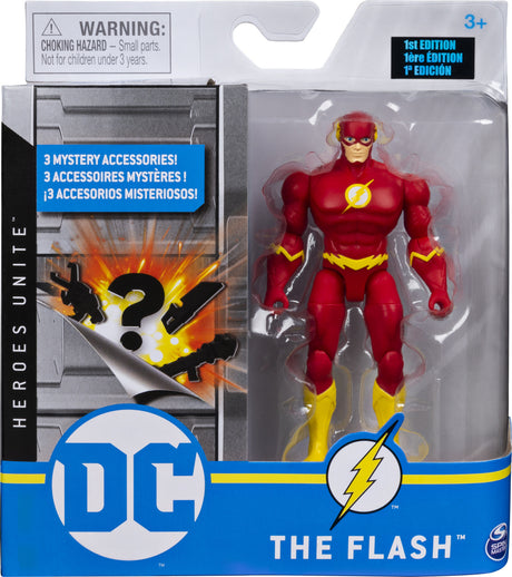 DC Comics, 4-Inch SUPERMAN Action Figure with 3 Mystery Accessories, Adventure 1