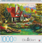 Big Ben Milton Bradley 1000-Piece Jigsaw Puzzle, For Adults and Kids Ages 8 and Up (Styles Will Vary)