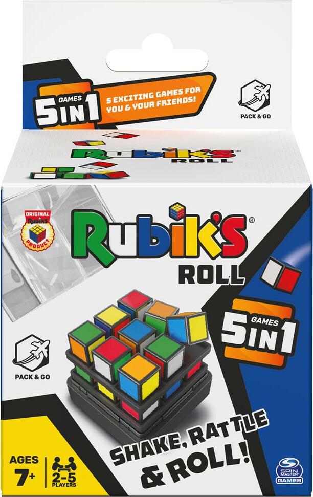 Rubik's: Roll Pack N' Go Travel-Sized Game