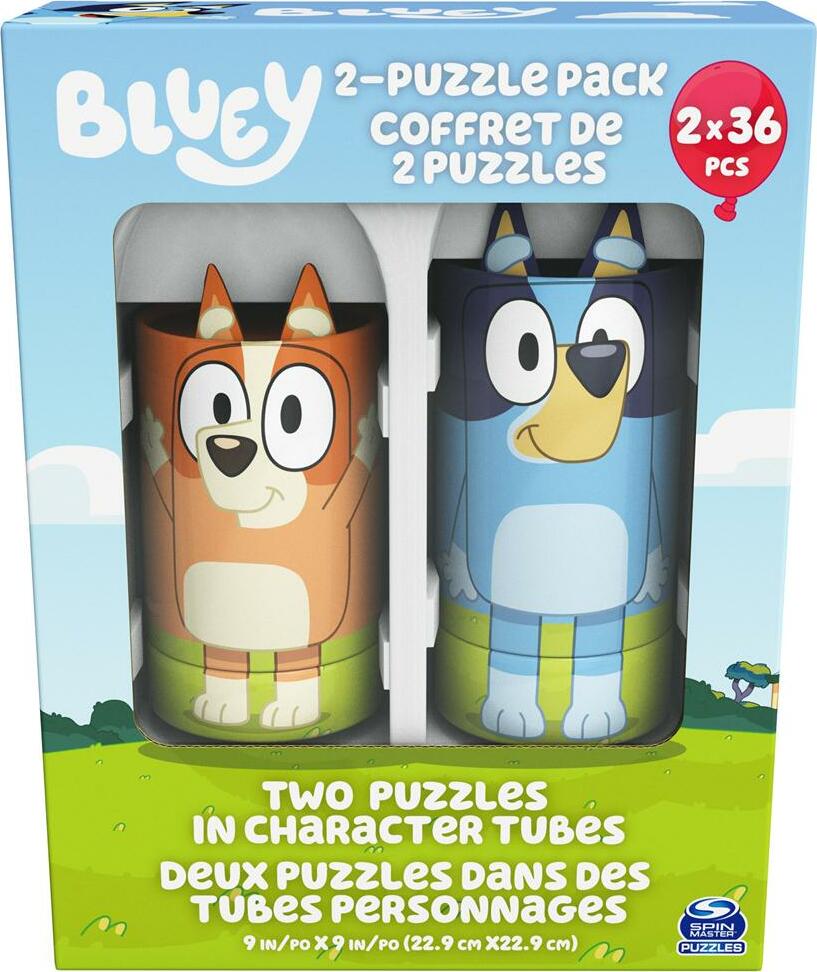 Bluey 2-Puzzle Pack – Toys on the Square