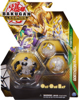 Bakugan Legends Starter 3-Pack, Sairus Ultra with Auxillataur and Cycloid