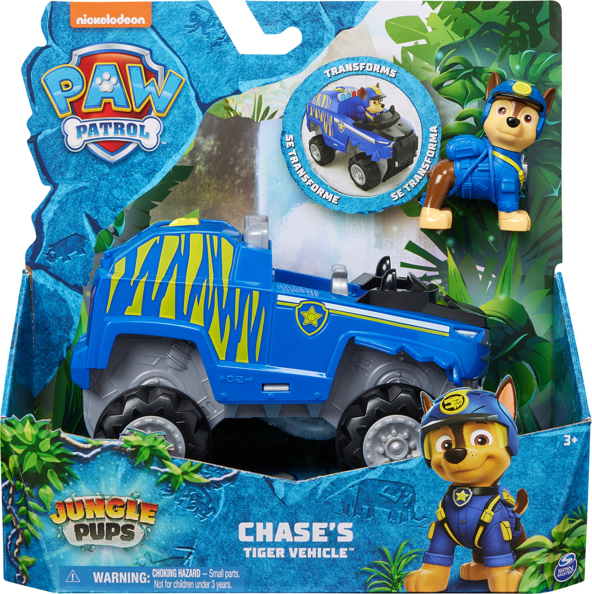 PAW Patrol Jungle Pups - Chase Tiger Vehicle (assorted)