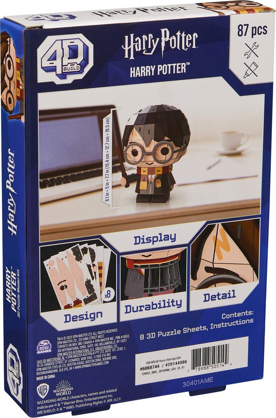 4D Build - Harry Potter Character 3D Puzzle Model Kit