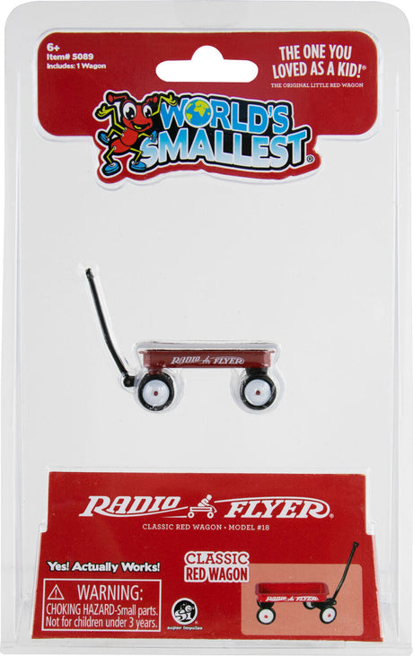 World's Smallest Red Radio Flyer Wagon