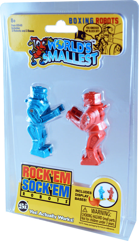 World's Smallest Rock Em Sock Em Robots