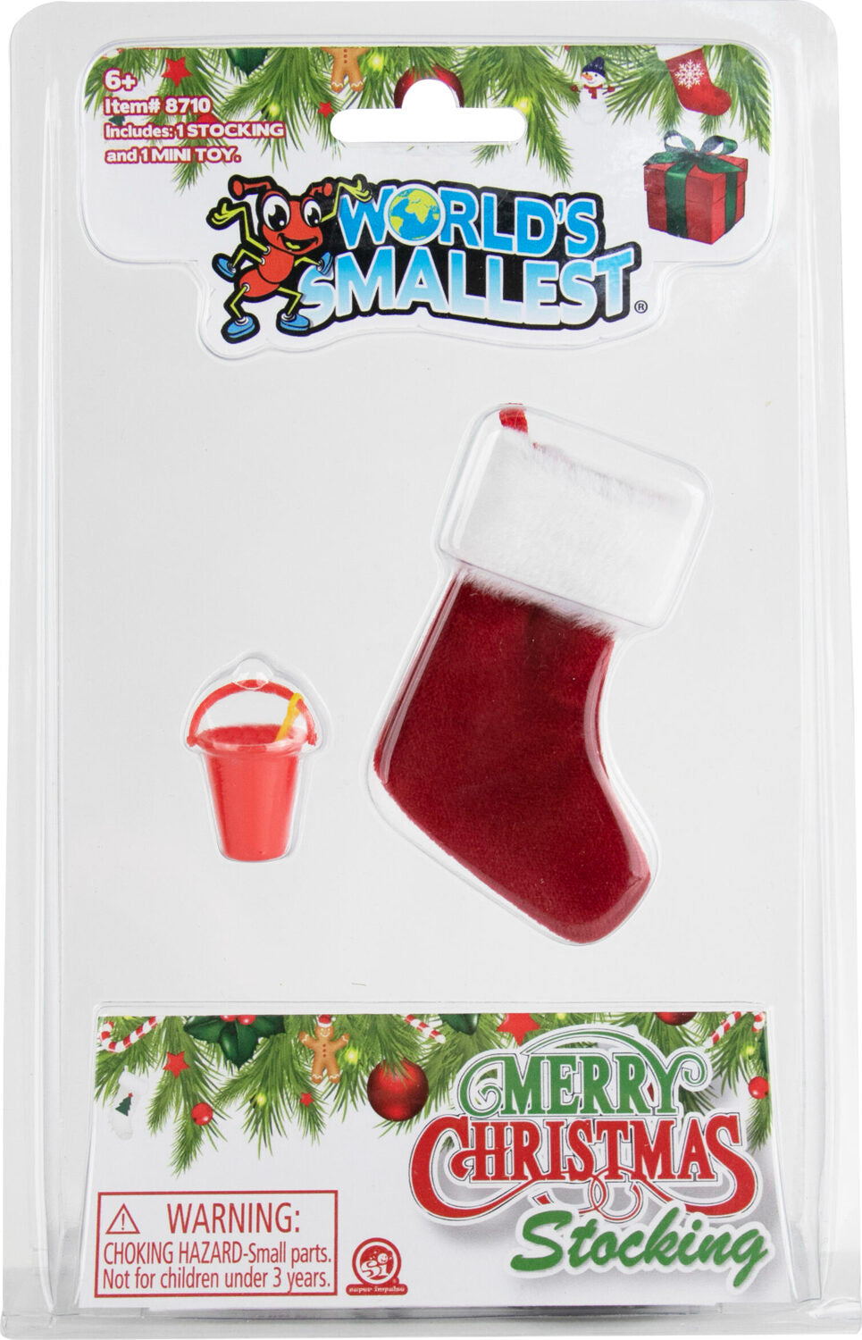 World's Smallest Stocking with 1 Micro Toy