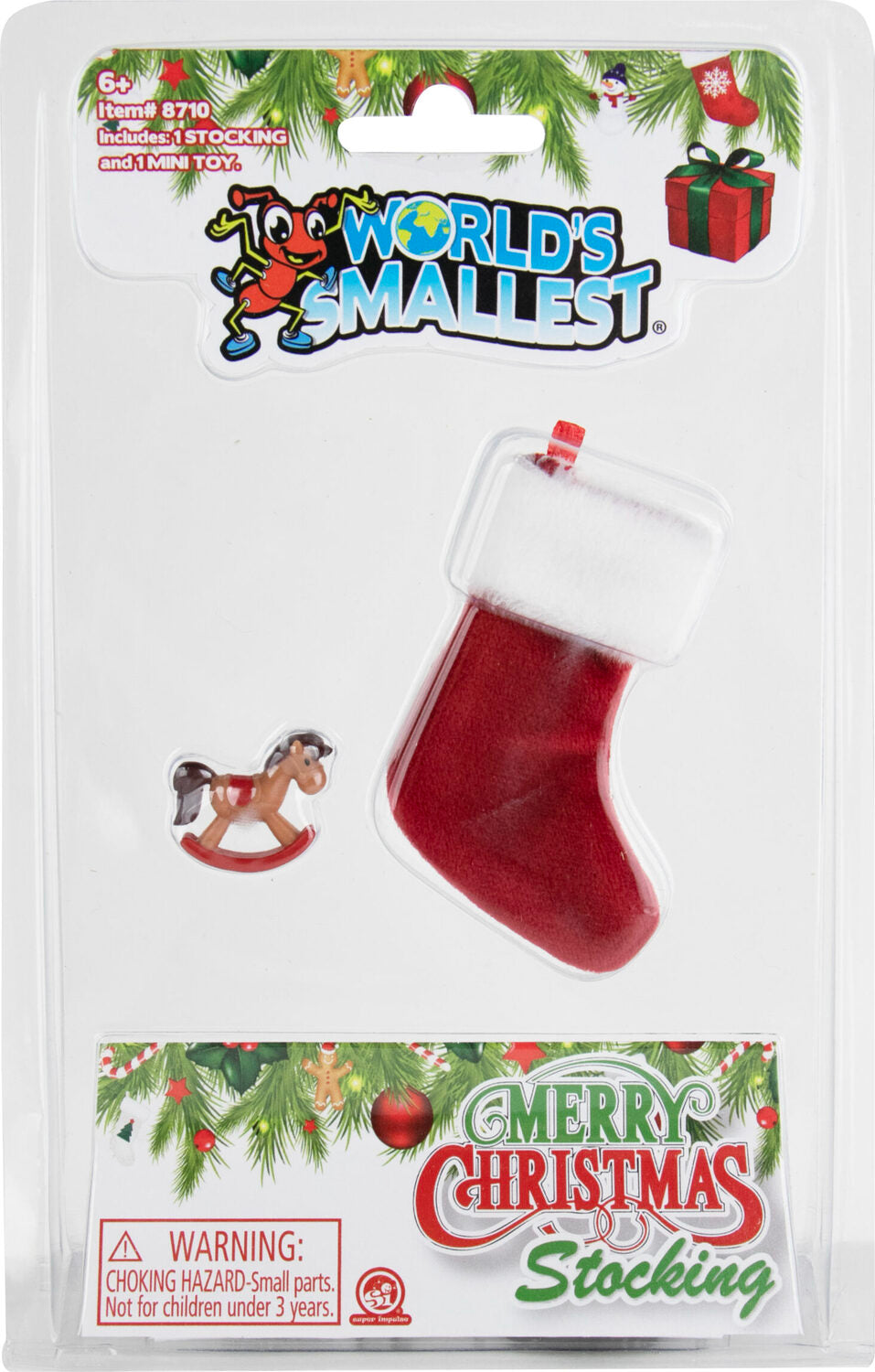 World's Smallest Stocking with 1 Micro Toy