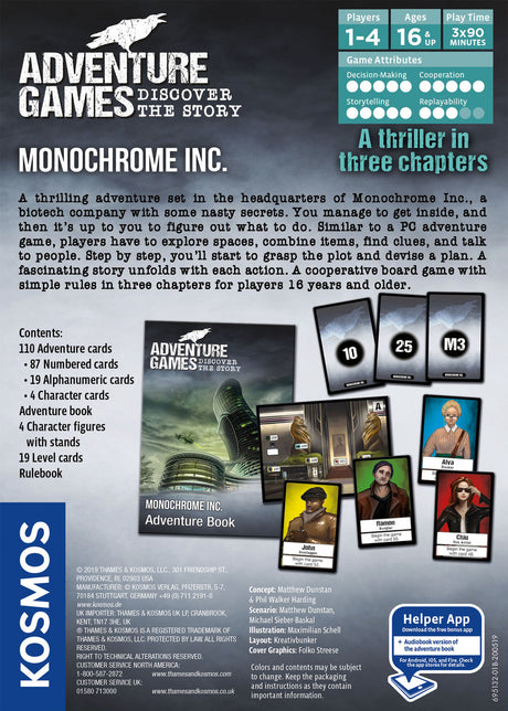 Adventure Games: Monochrome Inc.