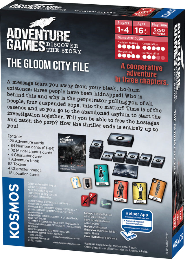 Adventure Games: The Gloom City File