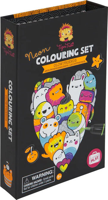 Neon Coloring Set - Glow Friends