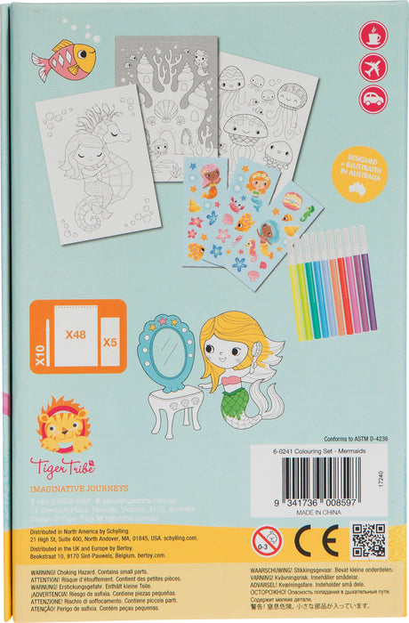 Coloring Set - Mermaids