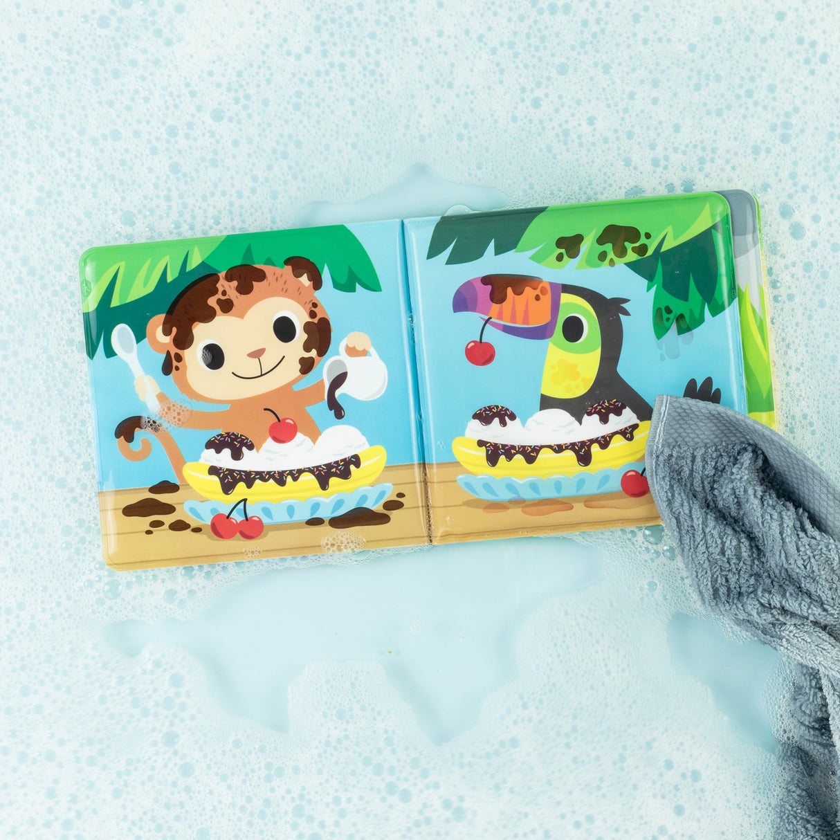 Bath Book - Messy Jungle