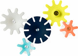 Cogs Water Gears Bath Toy – Navy/Yellow