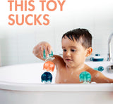 Jellies Suction Cup Bath Toy – Navy/Coral