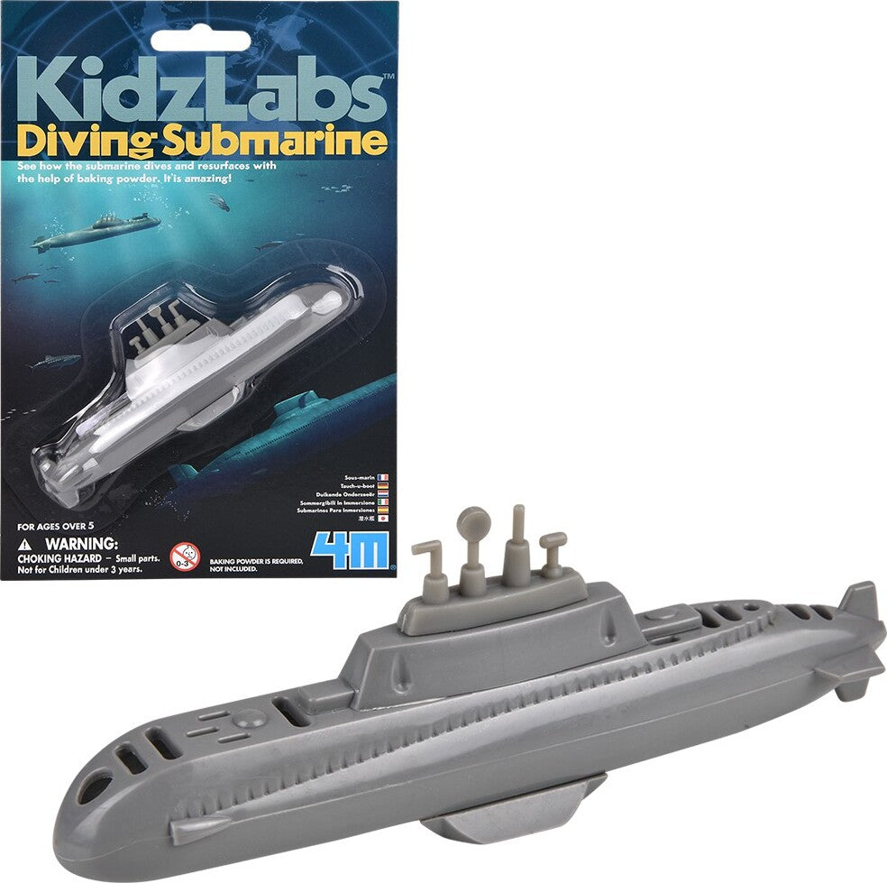Diving Submarine Original Baking Powder Powered Sub by Toysmith [並行輸入品] 並行輸入品】Diving Submarine Original Baking Powder Powered