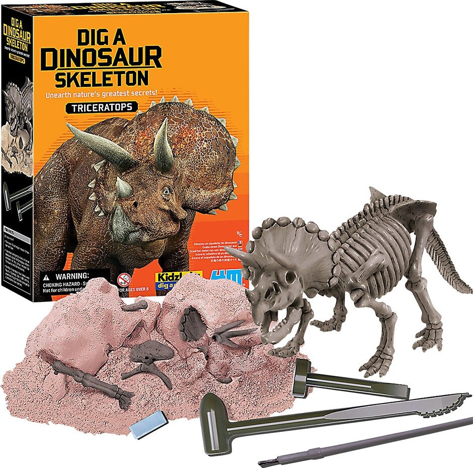 KidzLabs / Dig a Dinosaur Skelton / Triceratops – Toys on the Square