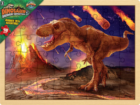 15.75" X 11.75" 48pc Dinosaur Puzzle