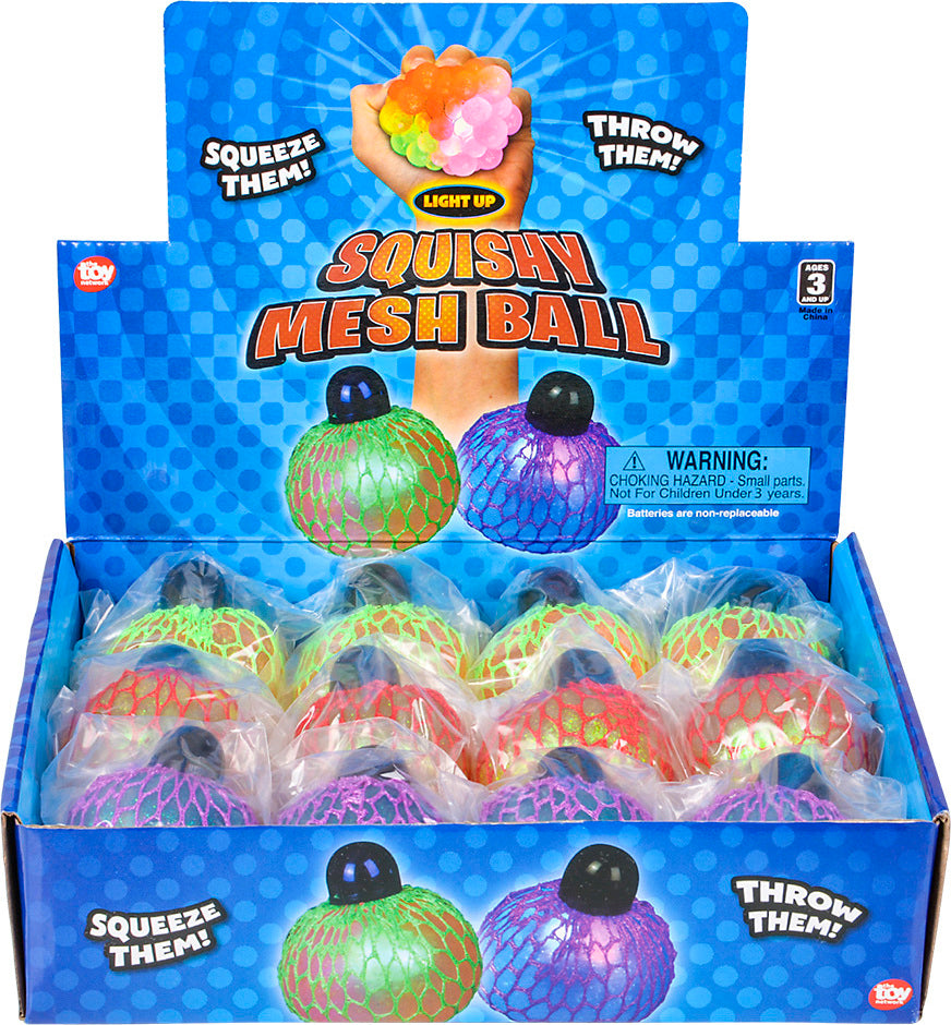 2.33" Light-up Squeeze Mesh Grape Ball