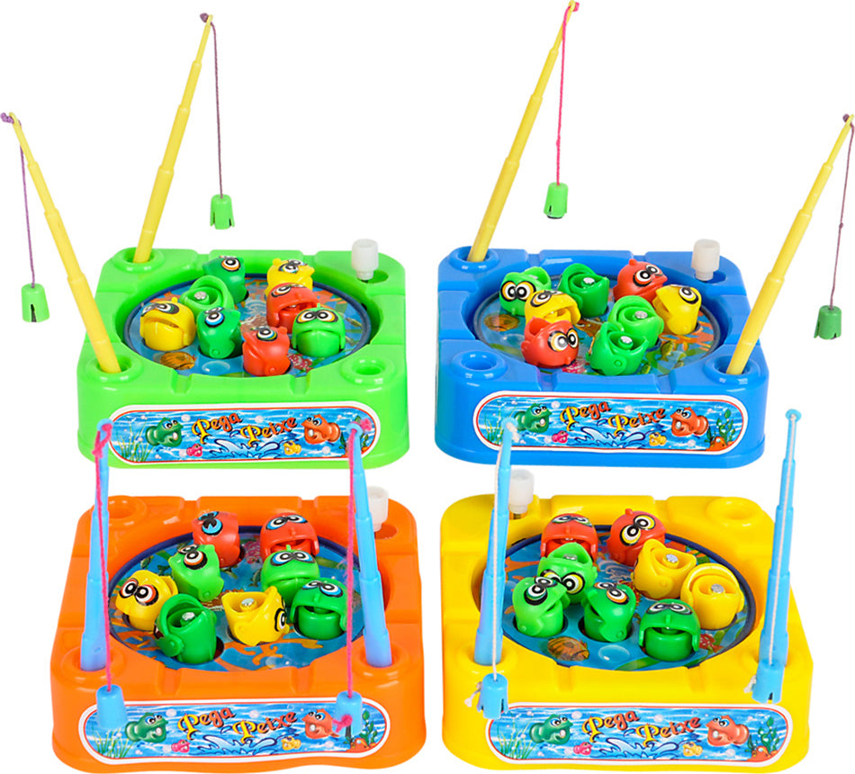 3.5" Wind Up Fishing Game