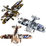 6.5" Die-cast Pull Back Camo Planes