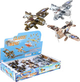 6.5" Die-cast Pull Back Camo Planes