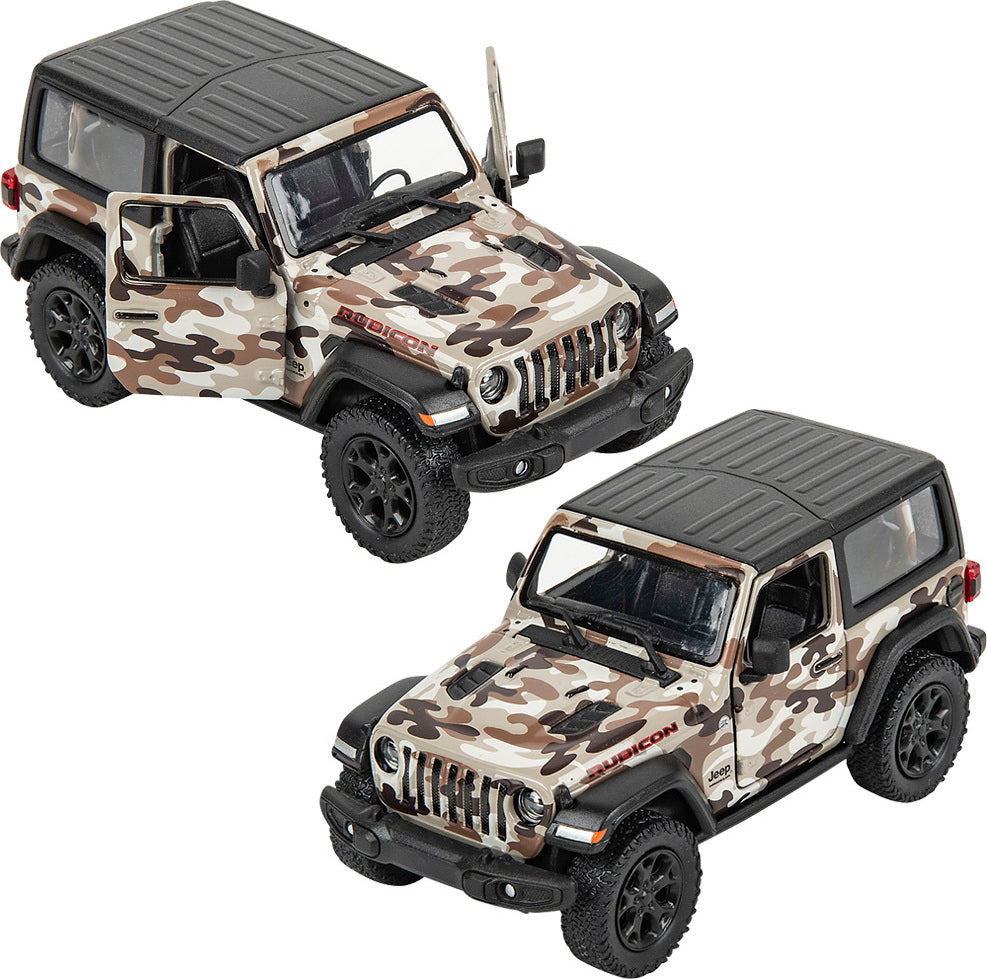 5" Die-cast 2018 Jeep Wrangler Camo Hard Top