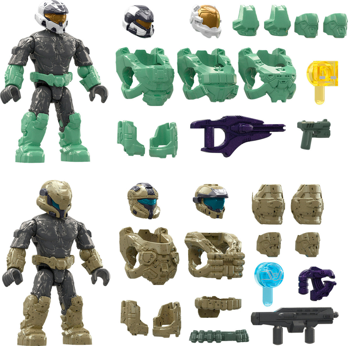 Mega Halo Spartan Mission Pack Collection  (Assorted)