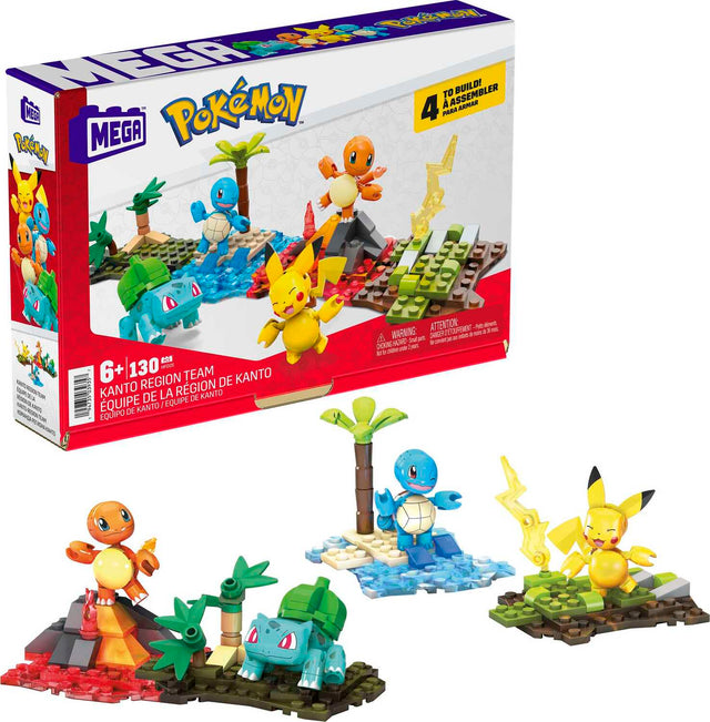 Mega Construx Pokémon Kanto Region Team 