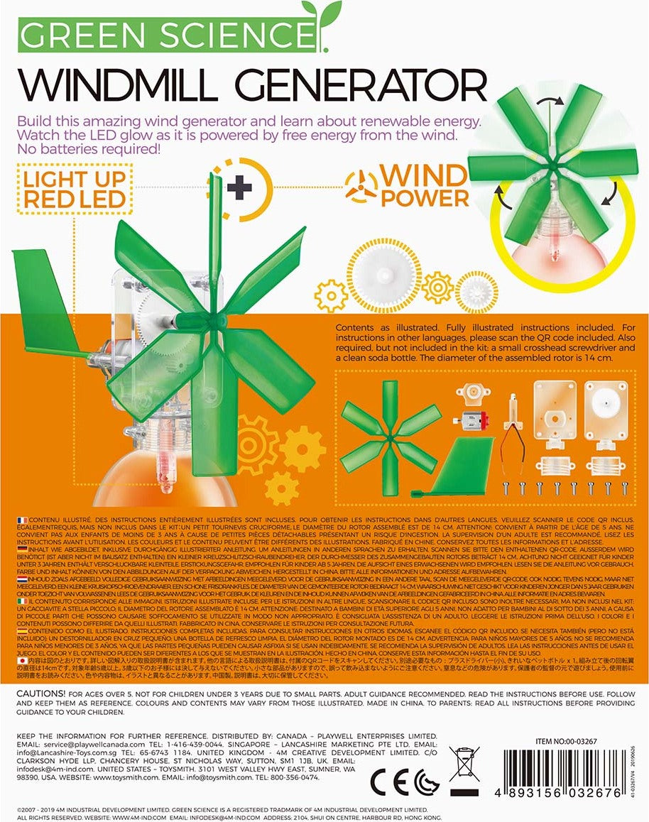 4M Green Science Windmill Generator 