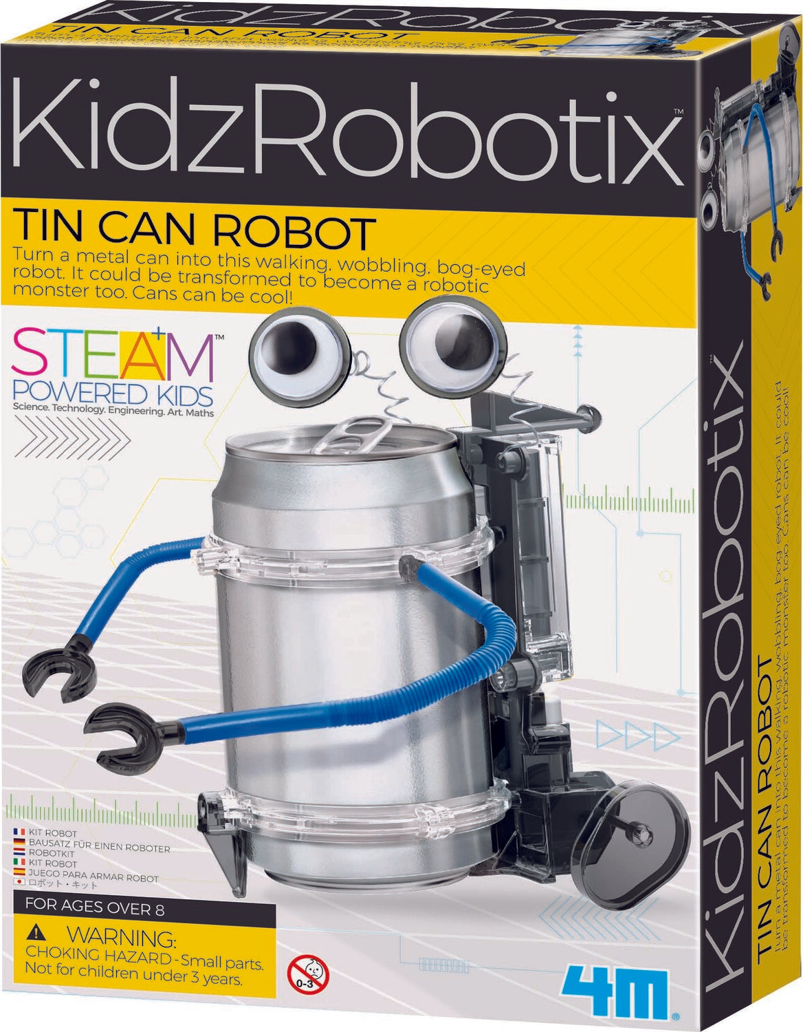 4M Kidz Robotix Tin Can Robot 