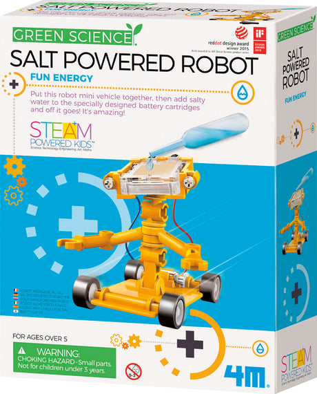 S4M Green Science Salt Powered Robot 