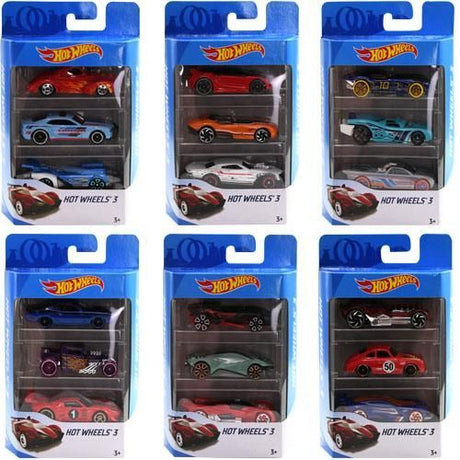 Mattel DP Hot Wheels 3pk. Die Cast Cars