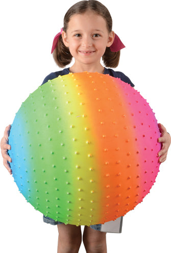 Rainbow Knobby Ball /18 inch (sold single)