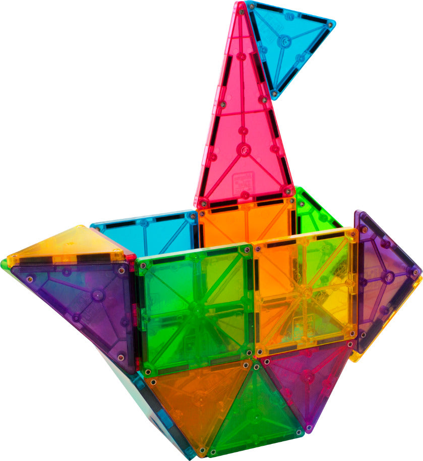 マグナタイルズ 200ピース Magna-Tiles CLEAR COLORS magnatiles-magnatiles-clear-