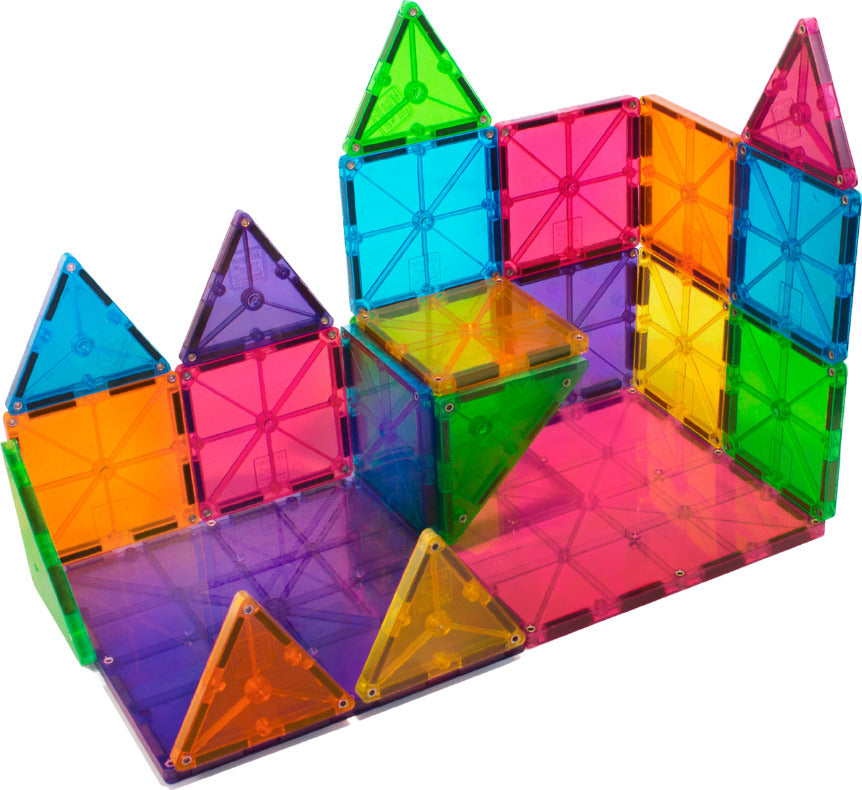 マグナタイルズ 200ピース Magna-Tiles CLEAR COLORS Magna-tiles Clear Colors Set of 100