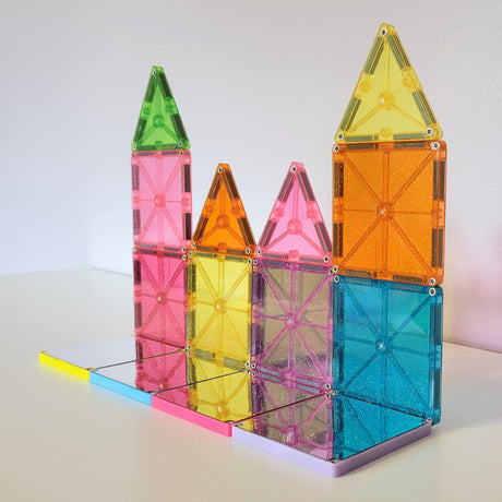 MAGNA-TILES Stardust 15-Piece Magnetic Construction Set, The ORIGINAL Magnetic Building Brand