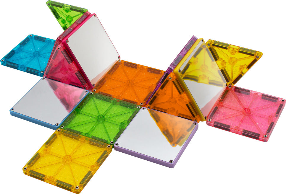 MAGNA-TILES Stardust 15-Piece Magnetic Construction Set, The ORIGINAL Magnetic Building Brand