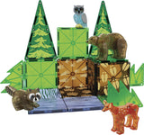 MAGNA-TILES Forest Animals 25-Piece Magnetic Construction Set, The ORIGINAL Magnetic Building Brand