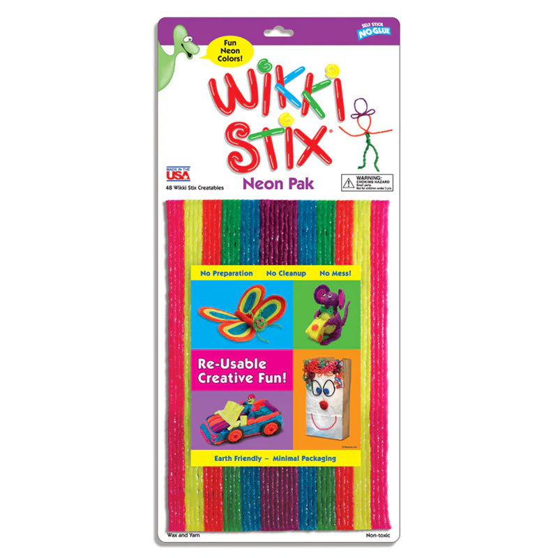 Wikki Stix Neon Pak (48-8" Wikki Stix)