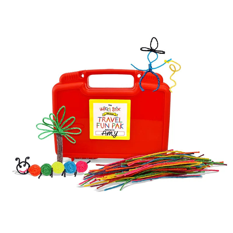 Take Along Fun (Kid Sized Carry Case and 168 Wikki Stix!)