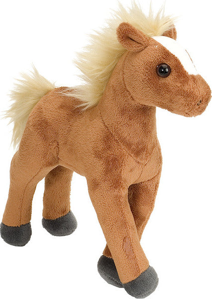 Brown Standing Foal Stuffed Animal - 8"