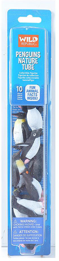 Tube of Penguin Figurines