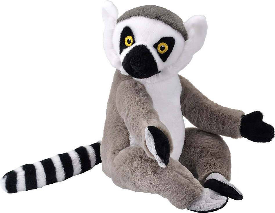 Ring Tailed Lemur Stuffed Animal - 12"