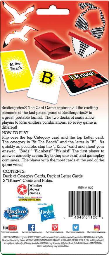 Scattergories: The Card Game