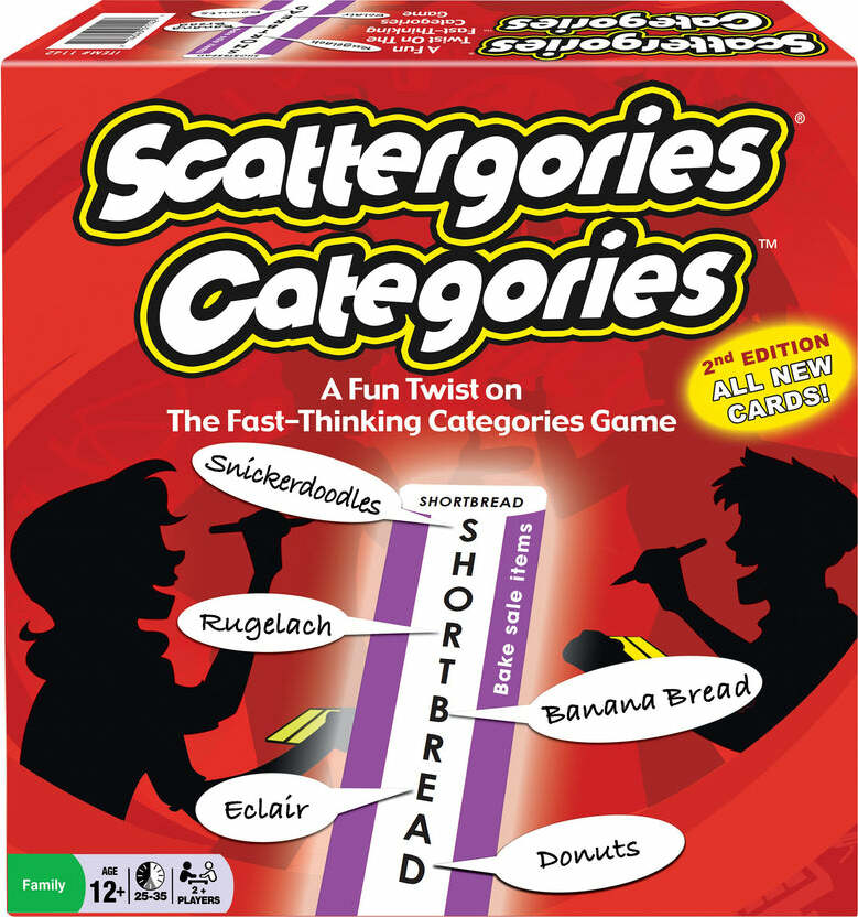 Scattergories Categories