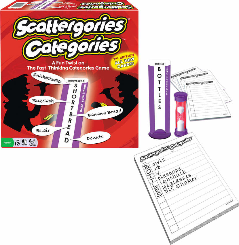 Scattergories Categories