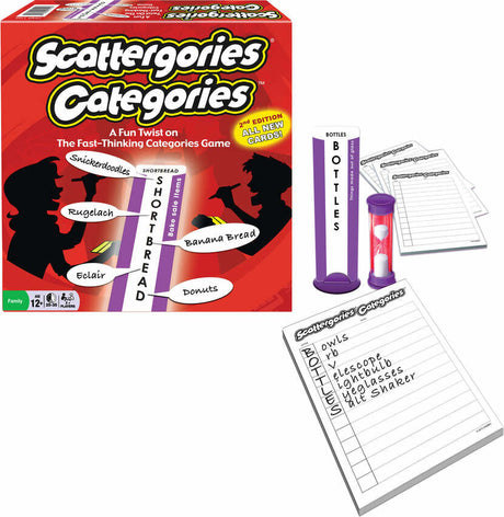 Scattergories Categories